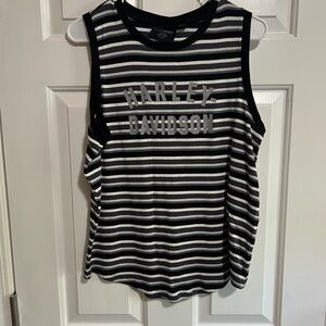 Harley Davidson Tank- Striped